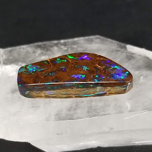 Australian Koroit Opal * 20.15 x 9.08 x 3.62mm * boulder opal cab * SKO4B2 - Picture 7 of 11
